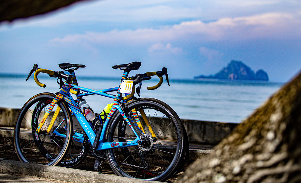 Tour Bike Racers Diverse cyclists racing